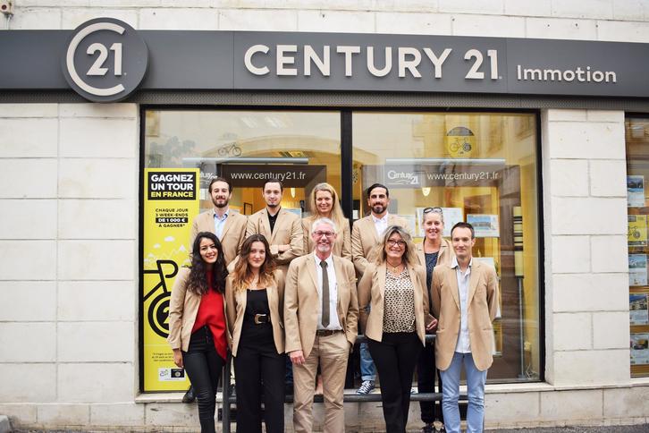 l'équipe de l'agence Immotion