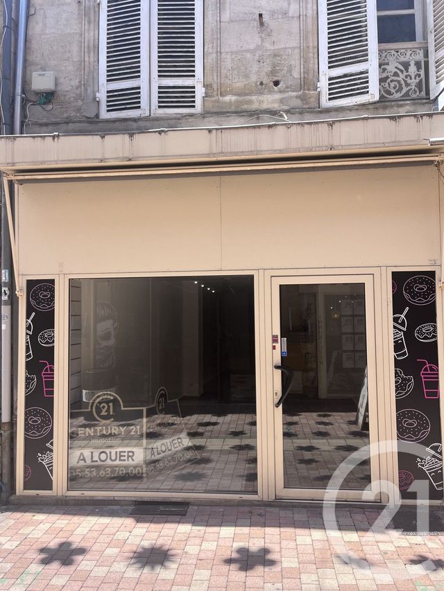 commerce à louer - 33.0 m2 - BERGERAC - 24 - AQUITAINE - Century 21 Immotion